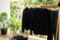 Ilustrasi - Cara Bikin Baju Hitam Tetap Pekat dan Tidak Cepat Kusam. (Foto: AI)