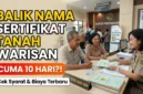 Ilustrasi - Cara Balik Nama Sertifikat Tanah Warisan.
