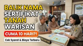Ilustrasi - Cara Balik Nama Sertifikat Tanah Warisan.