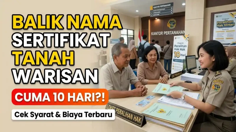 Ilustrasi - Cara Balik Nama Sertifikat Tanah Warisan.