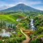 Ilustrasi - Wisata Murah di Kaki Gunung Slamet. (Foto: AI)