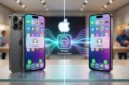 Ilustrasi - Cara Kerja Fitur 1 Nomor untuk 2 iPhone. (Foto: AI)