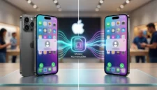 Ilustrasi - Cara Kerja Fitur 1 Nomor untuk 2 iPhone. (Foto: AI)