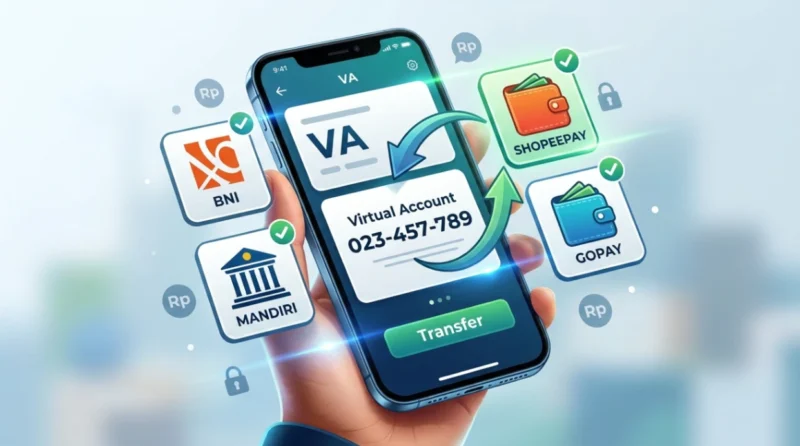 Ilustrasi - Cara Bayar Virtual Account Beda Bank. (Foto: AI)