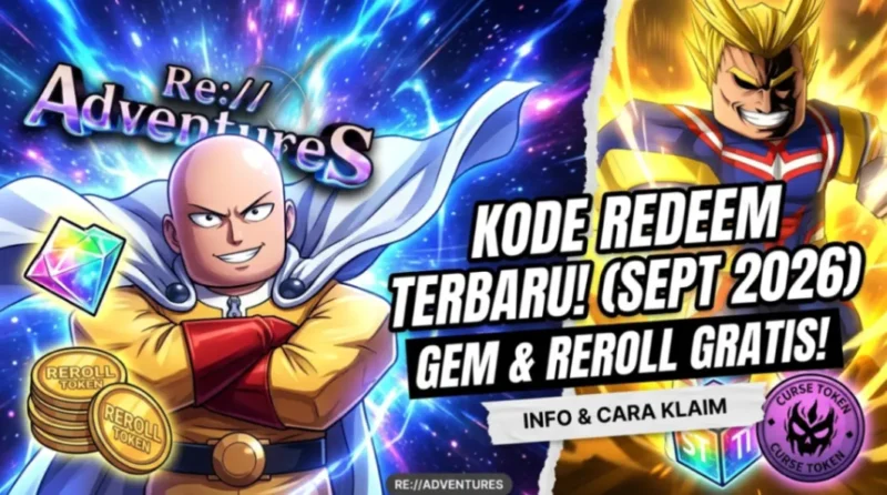 Ilustrasi - Kode Redeem Re://Adventures Roblox Terbaru September 2026. (Foto: AI)