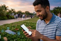 Ilustrasi - Cara Lacak HP Android Hilang Menggunakan Google Find Hub. (Foto?: AI)