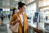 Ilustrasi - Cara Pakai Face Recognition KAI untuk Boarding. (Foto: AI)