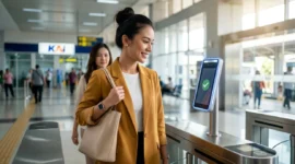 Ilustrasi - Cara Pakai Face Recognition KAI untuk Boarding. (Foto: AI)