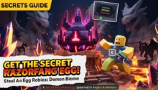 Ilustrasi - Cara Mendapatkan RazorFang Egg Steal An Egg Roblox. (Foto: AI)