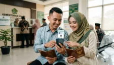 Ilustrasi - Pasangan Suami Isteri. Cara Download Kartu Nikah Digital Lewat Simkah. (Foto: AI)