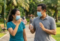 Ilustrasi - Cara Mencegah Penularan Virus Influenza A. (Foto: AI)