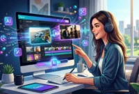 Ilustrasi - Cara Pakai AI Canva Untuk Bikin Video. (Foto: AI)