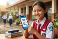 Ilustrasi - Cara Cek PIP Oktober 2026 Lewat HP. (Foto: AI)