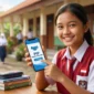 Ilustrasi - Cara Cek PIP Oktober 2026 Lewat HP. (Foto: AI)