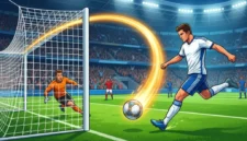 Ilustrasi - Trik Rahasia Cetak Gol Melengkung Indah. (Foto: AI)