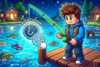 Ilustrasi - Cara Pakai Auto Clicker Fish It Roblox . (Foto: AI)