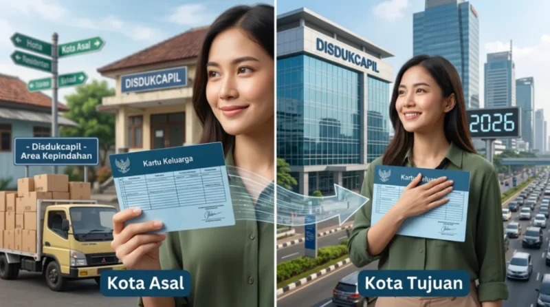 Ilustrasi - Cara Mudah Urus Pindah KK Luar Kota. (Foto: AI)