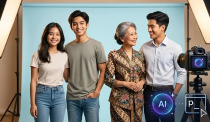Prompt Gemini AI Foto Studio Berdua