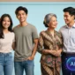 Ilustrasi - Prompt Gemini AI Foto Studio Berdua. (Foto: AI)
