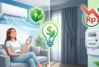 Ilustrasi - Cara Hemat Listrik AC. (Foto: AI)