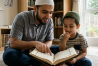 Ilustrasi - Cara Mendidik Anak Cinta Al-Quran. (Foto:AI)