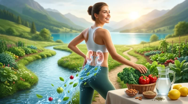 Ilustrasi - Cara Alami Menjaga Kesehatan Ginjal. (Foto: AI)