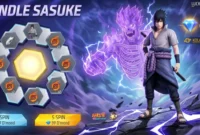 Ilustrasi - Bundle Sasuke FF x Naruto Mode Susanoo. (Foto: AI)