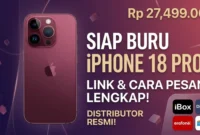 Ilustrasi - Cara Pre-Order iPhone 18 Pro. (Foto: AI)