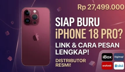 Cara Pre-Order iPhone 18 Pro