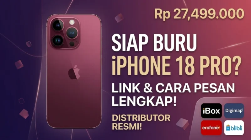 Ilustrasi - Cara Pre-Order iPhone 18 Pro. (Foto: AI)