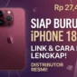Ilustrasi - Cara Pre-Order iPhone 18 Pro. (Foto: AI)