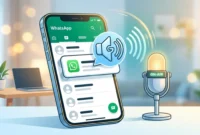 Ilustrasi - Notifikasi WhatsApp Pakai Suara Google. (Foto: AI)