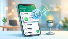 Ilustrasi - Notifikasi WhatsApp Pakai Suara Google. (Foto: AI)