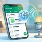 Ilustrasi - Notifikasi WhatsApp Pakai Suara Google. (Foto: AI)