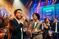 Ilustrasi - Lagu Indonesia Terpopuler di Spotify September 2026. (Foto: AI)