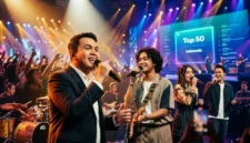 Ilustrasi - Lagu Indonesia Terpopuler di Spotify September 2026. (Foto: AI)