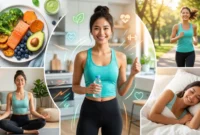 Ilustrasi - Cara Jaga Berat Badan Ideal Mencegah Obesitas. (Foto: AI)