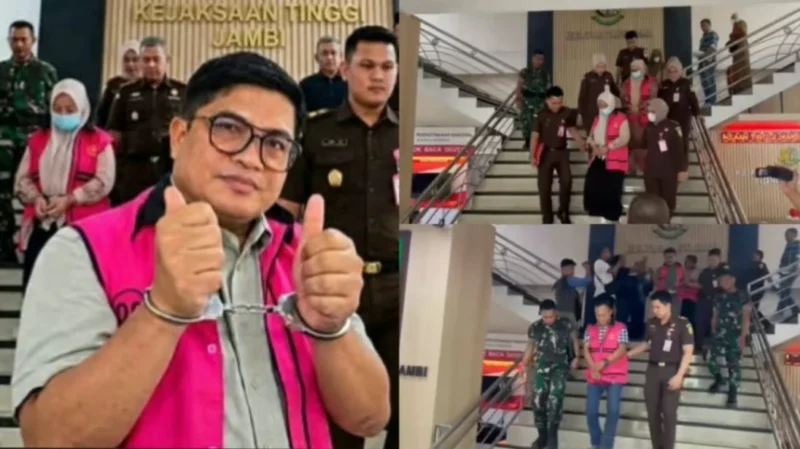Kolase – 6 Tersangka Korupsi DPRD Merangin .